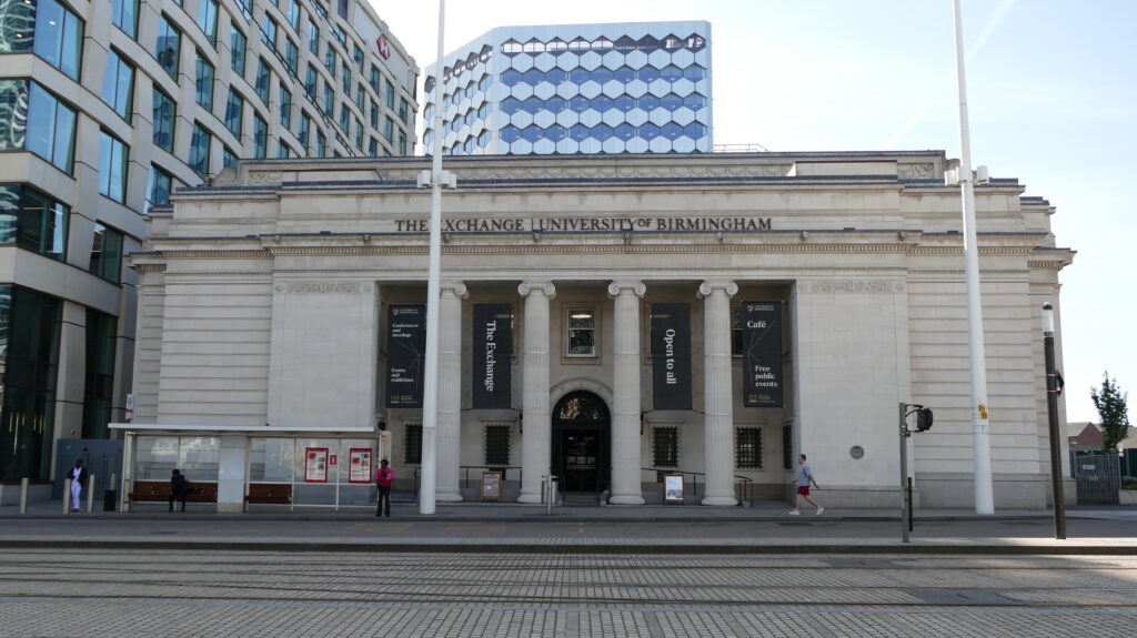 The Exchange – University of Birmingham (originally the Birmingham Municipal Savings Bank)